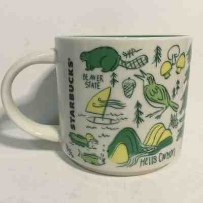 Starbucks Oregon Been There Series 14 oz Collectible 2017 Green Outdoors  ZZ - Sold on eBay Dec, 31st 2019 for $22.79