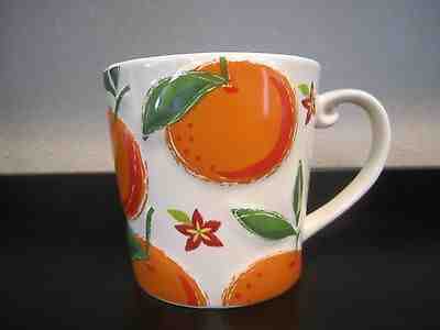 Starbucks mug 2006 raised design oranges large coffee kitchen good condition tea - Sold on eBay Dec, 31st 2019 for $16.50