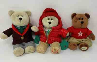 NEW Starbucks Bearista Holiday Bears BUNDLE OF 3 USA Edition 2006-2018 RARE - Sold on eBay Dec, 31st 2019 for $16.99