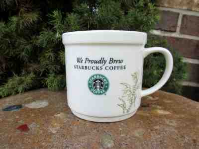 2008 Starbucks "We Proudly Brew" Coffee Mug Vines~Coffee Beans 12oz~Unused - Sold on eBay Dec, 31st 2019 for $16.85