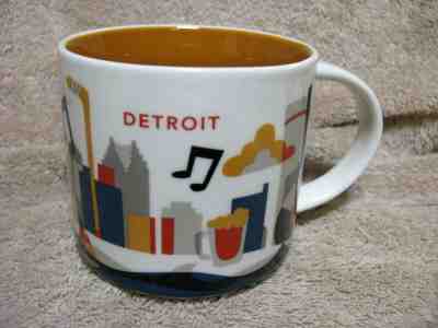 Starbucks Detroit You Are Here Coffee Mug Cup Collection - Sold on eBay Dec, 31st 2019 for $24.95
