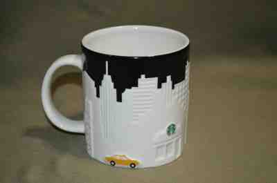 Starbucks 2012 New York City coffee Mug TAXI 16 FL OZ NEW HOLIDAY EDITION  - Sold on eBay Dec, 31st 2019 for $19.99