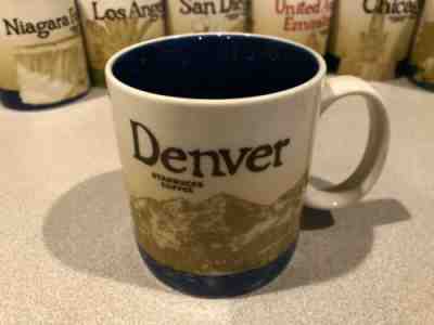 2012 Starbucks Denver Global Icon City Collector Series Coffee Cup Mug 16 ounce - Sold on eBay Dec, 31st 2019 for $15.00