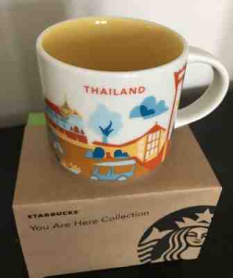 NIB Starbucks THAILAND You Are Here Collection Coffee Mug Tea Cup 14oz - Sold on eBay Dec, 31st 2019 for $38.00
