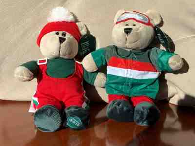 2 Starbucks Bearista Barista Bears Plush 2019 Christmas Limited Edition New - Sold on eBay Dec, 31st 2019 for $39.99