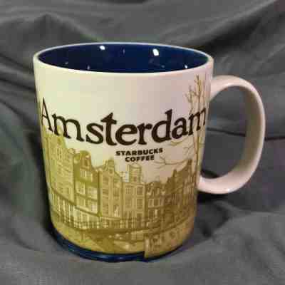 Starbucks Amsterdam 2013 Coffee Cup Mug Global Icon Collector Series - Sold on eBay Dec, 31st 2019 for $39.99