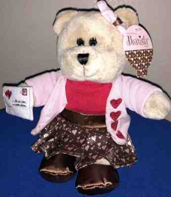 New with Tags Starbucks Plush Bearista Valentines Girl Bear 102nd Edition 2011  - Sold on eBay Dec, 31st 2019 for $15.00