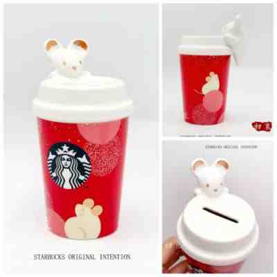 New Starbucks China 2020 Chinese New Year Of The Rat Year Mug Shape Piggy Bank - Sold on eBay Dec, 31st 2019 for $28.99