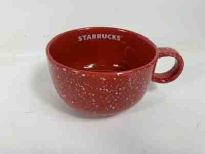 New Starbucks 2019 Red Speckled Cup Mug/Bowl 16oz - Sold on eBay Dec, 31st 2019 for $23.70