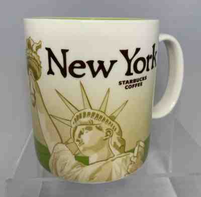 Starbucks Collector Series City Coffee Mug 16 oz Tea Cup New York Statue Liberty - Sold on eBay Dec, 31st 2019 for $21.95