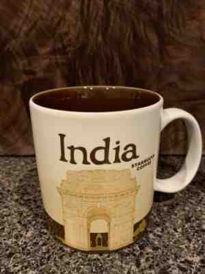 16 oz Starbucks Mug Cup India City Collector Series Mug - Sold on eBay Dec, 31st 2019 for $28.00