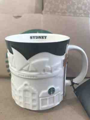 US SELLER! New STARBUCKS RELIEF Sydney MUG  Harbor Bridge Black Australia Ferry - Sold on eBay Dec, 31st 2019 for $38.50