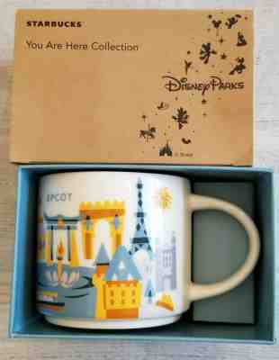 NEW Disney World Parks Starbucks EPCOT YOU ARE HERE Coffee Tea Mug Box - Sold on eBay Dec, 31st 2019 for $18.99