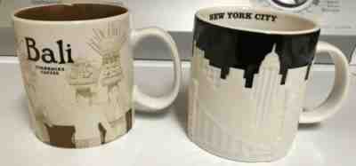 Starbucks Coffee Cup 16 Oz. Bali Or New York City Collector Series Mug Fast Ship - Sold on eBay Dec, 31st 2019 for $24.99