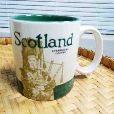 Starbucks Coffee Mug Scotland Global Icon Series 16oz International Green - Sold on eBay Dec, 31st 2019 for $39.99