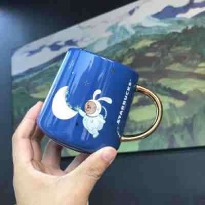 New 2018 Starbucks China Mid Autumn Day Moon Coffee Planting Rabbit Mug - Sold on eBay Dec, 31st 2019 for $29.99