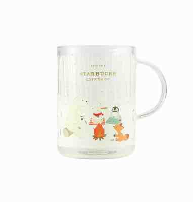 Starbucks Korea 2019 Winter Animal Handle Glass - Sold on eBay Dec, 31st 2019 for $38.50