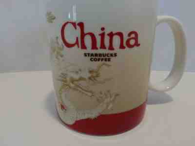 Starbucks Coffee China Global Icon DRAGON Collector Series 16oz Mug 2011 Red - Sold on eBay Dec, 31st 2019 for $21.99