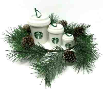 Starbucks 2016 Holiday Nesting Cup Ornaments Set of 3 Christmas Gift Siren New - Sold on eBay Dec, 31st 2019 for $24.99