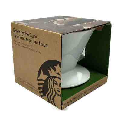 Starbucks 2011 Brew By The Cup Pour Over Brewing System w/ 5 Filters White NEW - Sold on eBay Dec, 31st 2019 for $24.29