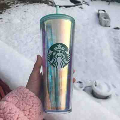 STARBUCKS HOLIDAY 2019 | Limited Edition Gold Geo Scale Siren Mermaid Tumbler - Sold on eBay Dec, 30th 2019 for $40.00