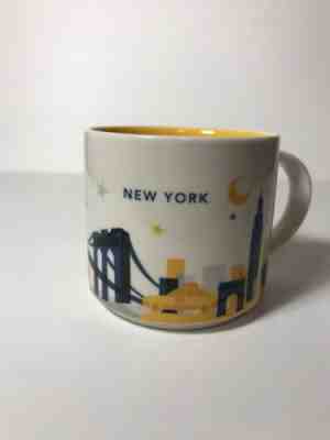 Starbucks Coffee Mug New York You Are Here 14 oz 2013 - Sold on eBay Dec, 30th 2019 for $20.00