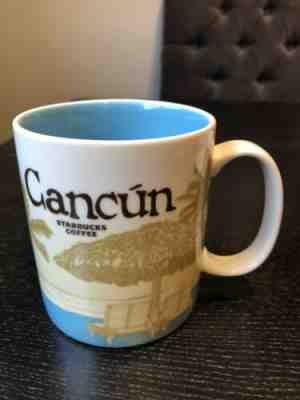 Starbucks You Are Here Collection Cancun Mexico Mug 2014 16 Oz Coffee Cup - Sold on eBay Dec, 30th 2019 for $35.00