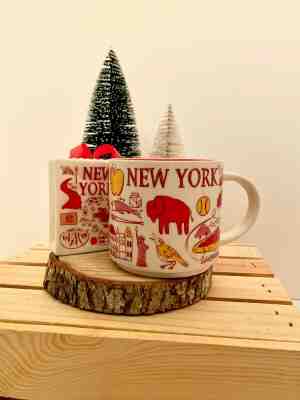 Starbucks "Been There Series"  2019 NY Ceramic Tote Christmas Ornament & Mug Set - Sold on eBay Dec, 30th 2019 for $25.00