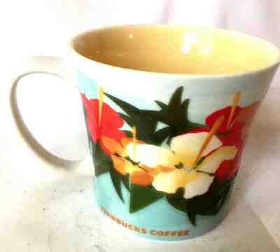 Starbucks Hawaii Mug Hibiscus Flowers Bone China 2010 Excellent Condition - Sold on eBay Dec, 30th 2019 for $35.59