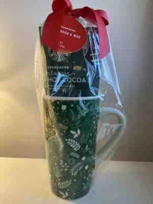 New 2019 Christmas Theme Green Starbucks Hot Cocoa Mug Gift Set - Sold on eBay Dec, 30th 2019 for $27.99