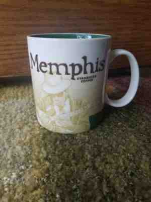 Starbucks Memphis Coffee Mug Cup Collectors Edition 2010 16 oz.  - Sold on eBay Dec, 30th 2019 for $25.00