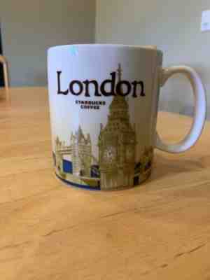 London Starbucks Global Icon Collector Coffee Mug Big Ben City Bridge ©2009@B5 - Sold on eBay Dec, 30th 2019 for $25.00