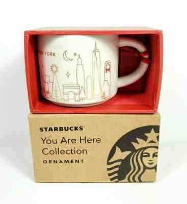 Starbucks You Are Here 2 oz New York Holiday Christmas Mini Mug SKU YAH Espresso - Sold on eBay Dec, 30th 2019 for $17.99