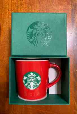 Starbucks 2016 Christmas holiday espresso demitasse red mug mini cup demi 3 oz - Sold on eBay Dec, 30th 2019 for $20.00