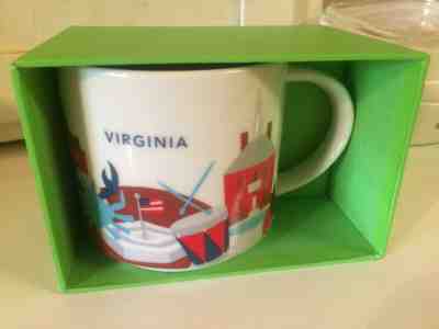Starbucks NIB Virginia You Are Here Collection Mug 2013 14 Ounce  - Sold on eBay Dec, 30th 2019 for $17.99