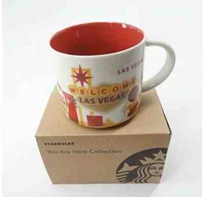 Starbucks You Are Here Las Vegas NV 2015 Mug Cup New With Box - Sold on eBay Dec, 30th 2019 for $15.00