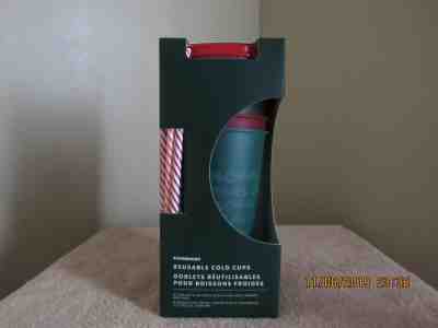  STARBUCKS HOLIDAY 2019 REUSEABLE CUPS????????5 PK, CUPS, LIDS & STRAWS  - Sold on eBay Dec, 30th 2019 for $28.00