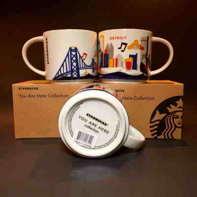 Starbucks DETROIT You Are Here Series Mug, Bought In Detroit! NIB!  - Sold on eBay Dec, 30th 2019 for $19.95