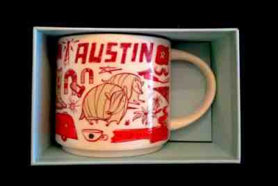 Starbucks Mug Austin Texas Been There Series 14 Oz Bats Music New Boxed - Sold on eBay Dec, 30th 2019 for $25.00