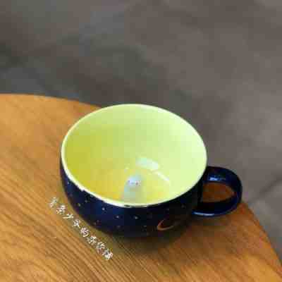 New Starbucks 2019 China 12oz Jade Hare Rabbit Look Up At The Starry Sky Mug - Sold on eBay Dec, 30th 2019 for $29.99