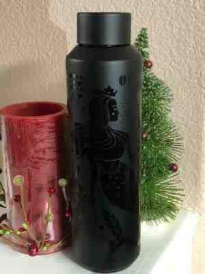 New Limited Edition Starbucks 2019 Dark Black Water Bottle Hot Cold for Holiday - Sold on eBay Dec, 29th 2019 for $20.00