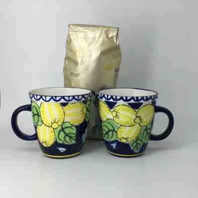Starbucks Blue Barista Fruit Mug - Sold on eBay Dec, 29th 2019 for $15.00