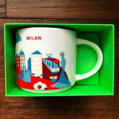 Starbucks MILAN ITALY YOU ARE HERE collection city mug cup  - Sold on eBay Dec, 29th 2019 for $45.95
