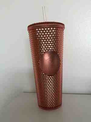 NEW Starbucks Venti Tumbler Summer 2019 IRIDESCENT JEWELED 24oz Rose Gold  - Sold on eBay Dec, 29th 2019 for $60.00