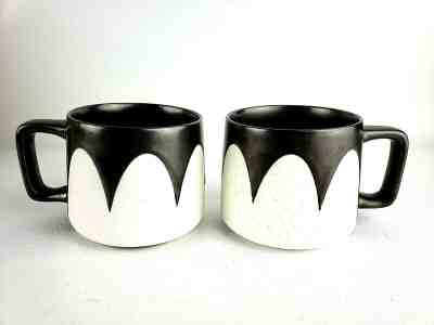 2 Starbucks Ceramic Pottery Coffee Mug 9 Ounce 2017 Brown White - Sold on eBay Dec, 29th 2019 for $16.00