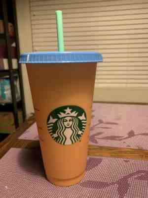 SINGLE Starbucks Reusable COLOR CHANGING Cold Cups Summer 2019 24 oz - ONE CUP - Sold on eBay Dec, 29th 2019 for $15.00
