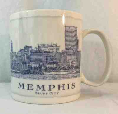 STARBUCKS Coffee Cup MUG 18oz ARCHITECT SERIES 2007 MEMPHIS Bluff City TENNESSEE - Sold on eBay Dec, 29th 2019 for $16.14