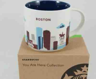 Starbucks Boston You Are Here Coffee Mug Cup 14 Oz New condition - Sold on eBay Dec, 29th 2019 for $24.99