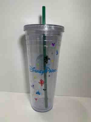Retired RARE Starbucks Disney Parks 24 oz Cold Cup Tumbler With Straw DISNEY - Sold on eBay Dec, 29th 2019 for $39.99