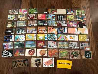 Lot 81 STARBUCKS Cards Canada French English U.S. Die Cut Holiday City Reserve - Sold on eBay Dec, 29th 2019 for $39.95